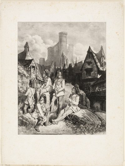 Un grupo de guardias austriacos de Gustave Dore