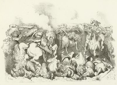 Carga de Caballería Ligera en el Reinado de Luis XIV de Gustave Dore