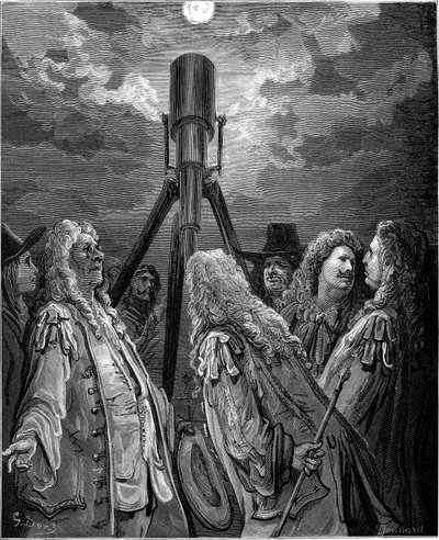 Un animal en la luna: fábula de Jean de la Fontaine illustree por Gustave Dore - Un animal en la luna - de Gustave Dore