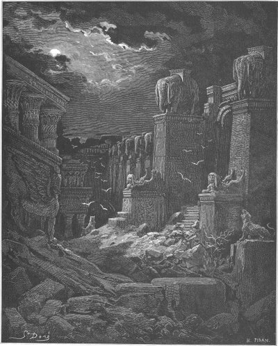 Babilonia ha caído, 1897 de Gustave Dore