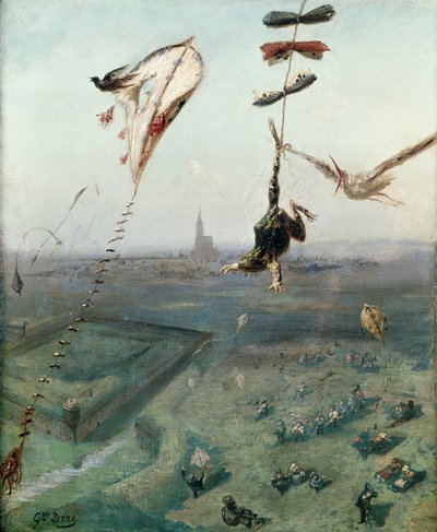 Entre el cielo y la tierra, 1862 de Gustave Dore