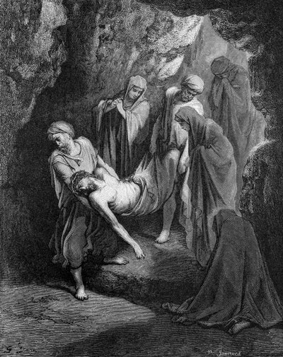 Entierro de Jesús de Gustave Dore