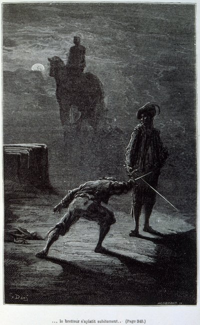 Capitán Fracasse (ilustración) de Gustave Dore