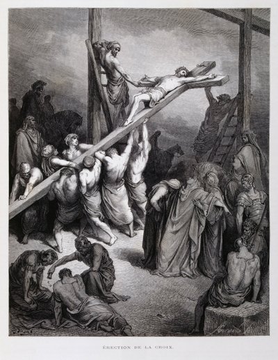 Cristo crucificado, Ilustración de la Biblia de Dore de Gustave Dore
