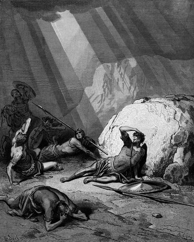 Conversión de San Pablo en el camino a Damasco, 1865-1866 de Gustave Dore