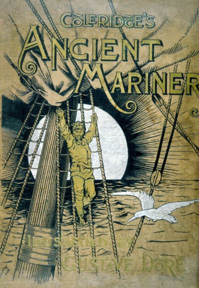 Portada del libro "Ancient mariner" de Samuel Taylor Coleridges, ilustraciones de Gustave Dore de Gustave Dore