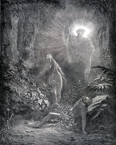 Creación de Eva de Gustave Dore