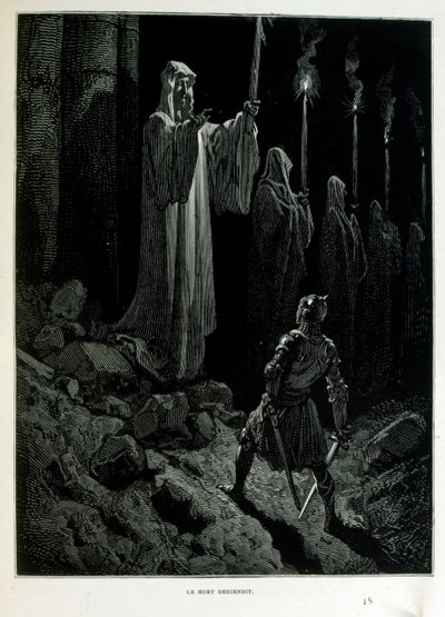 Croque-Mitaine (El coco); ilustración de 1863 por Gustave Doré de Gustave Dore