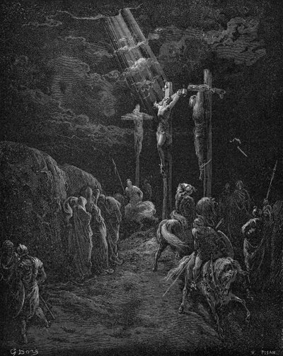 Crucifixión de Jesús de Gustave Dore
