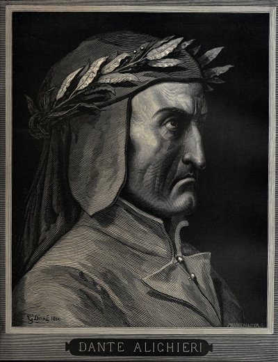 Dante Alighieri 1265-1321, 1860 de Gustave Dore