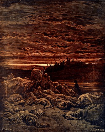 Muerte de los hijos de Jerubaal de Gustave Dore