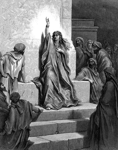 Débora, profetisa y jueza hebrea, 1866 de Gustave Dore