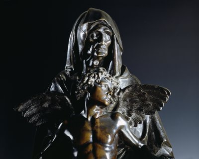 (detalle) de La Parque y El Amor de Gustave Dore