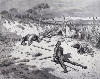 Moralización de Don Quijote sobre la ingratitud, de 