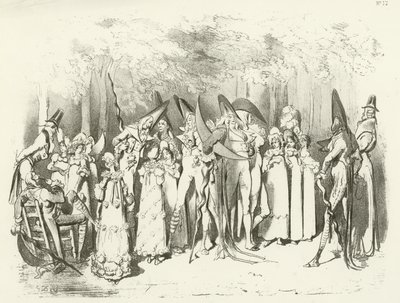 Modas bajo el Directorio 1798. Los Increíbles de Gustave Dore