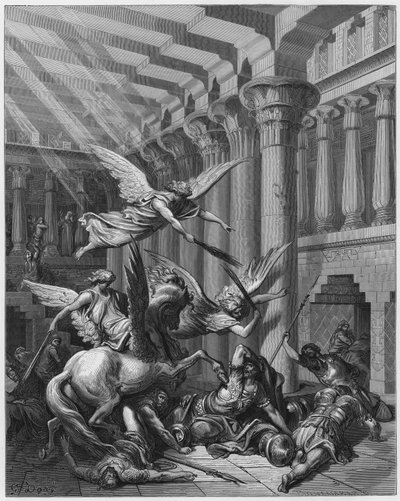 Heliodoro derribado de Gustave Dore
