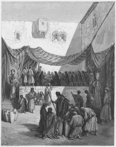 Biblia de Gustave Doré: Las bodas de Caná de Gustave Dore