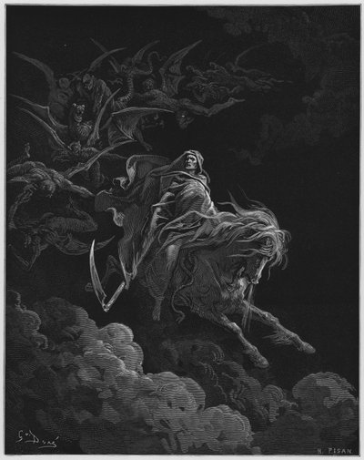 Biblia de Gustave Doré: La visión de la muerte de Gustave Dore