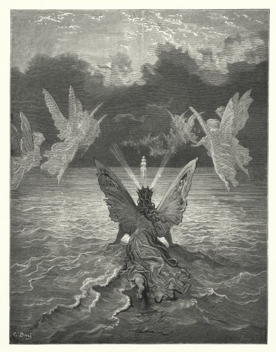 Ilustración de Gustave Dore para Rime of the Ancient Mariner de Coleridge (grabado) de Gustave Dore