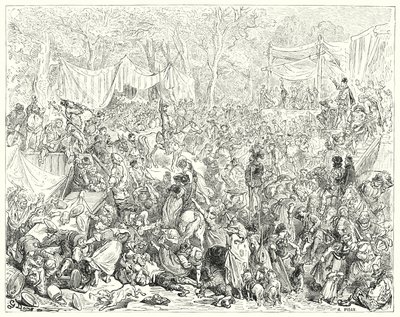 Don Quijote de Gustave Doré: "Llegada de Don Quijote a la boda de Camacho y Quiteria" de Gustave Dore