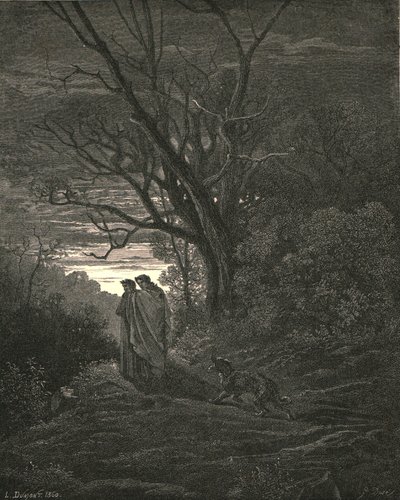 Él, tan pronto como vio que yo estaba llorando, c1890 de Gustave Dore