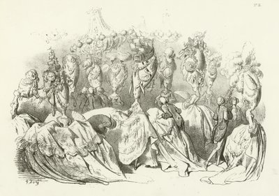 Tocados en el Reinado de Luis XVI de Gustave Dore