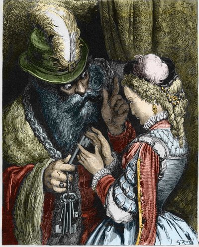 Ilustración para “Barba Azul” de Gustave Dore