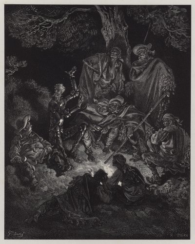 Ilustración de Don Quijote de la Mancha de Gustave Dore