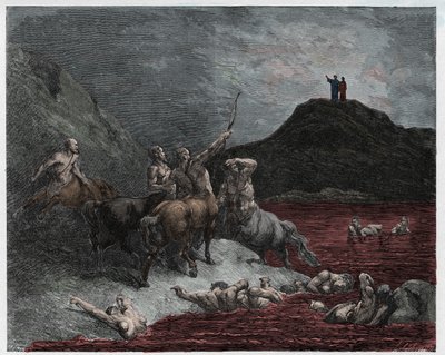 Infierno, Canto 12: Neso de Gustave Dore