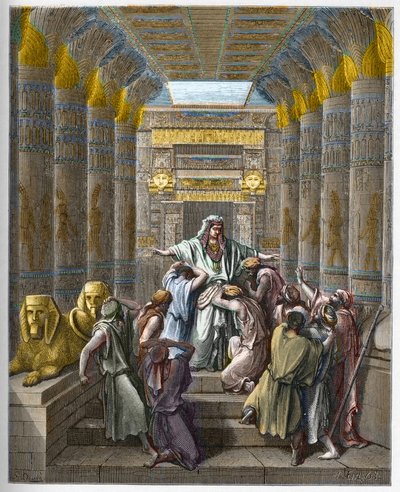 José Patriarca de Israel - José reconocido por sus hermanos - grabado en 