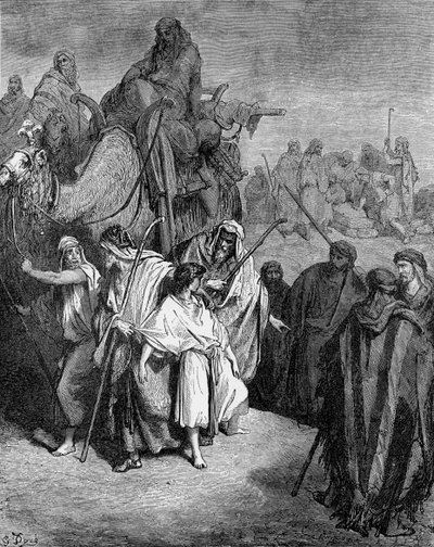 José vendido a Egipto de Gustave Dore