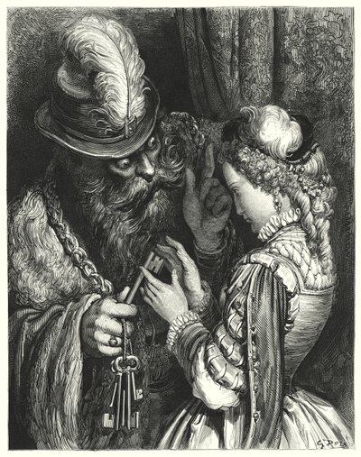 La Barba Azul de Gustave Dore