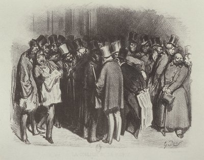 La Coulisse de la Bourse de Gustave Dore