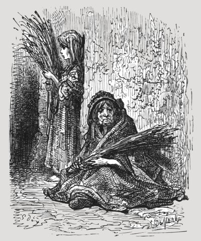 Chica lavanda, 1872 de Gustave Dore