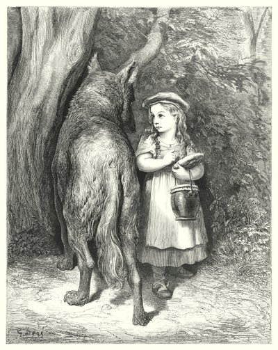 Caperucita Roja de Gustave Dore