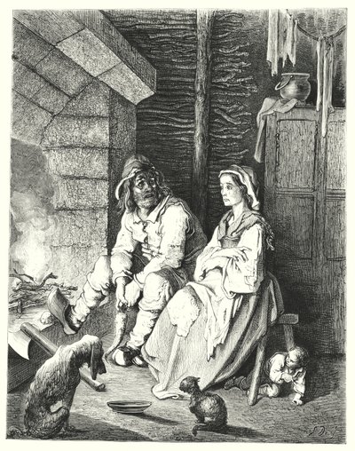 El Pequeño Pulgarcito de Gustave Dore