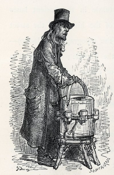 Vendedor de limonada de Gustave Dore