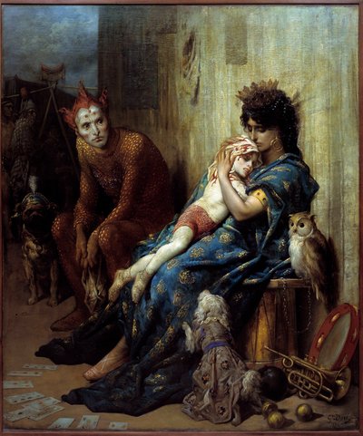 Los Saltimbanquis de Gustave Dore