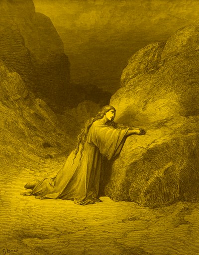 María Magdalena, la pecadora arrepentida - Biblia de Gustave Dore
