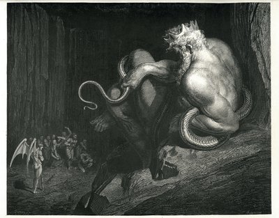 Minos: del Infierno de Dante Alighieri de Gustave Dore