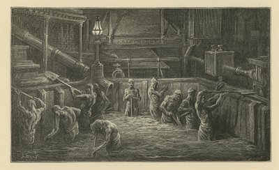 Mezclando la malta de Gustave Dore