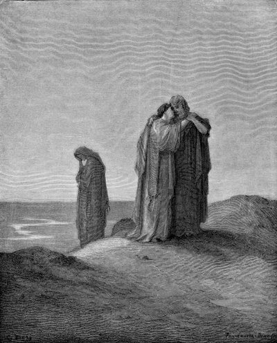 Noemí y sus nueras de Gustave Dore