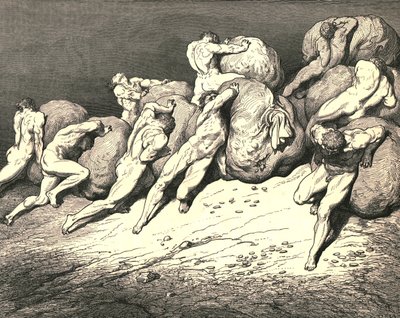 No todo el oro, que está bajo la luna o alguna vez ha sido, c1890 de Gustave Dore