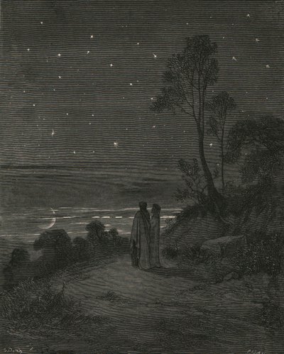 Ahora el día se iba, c1890 de Gustave Dore