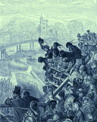 Regata de Oxford y Cambridge de Gustave Dore