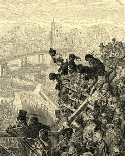 Bote de Oxford y Cambridge de Gustave Dore