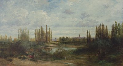 Estanques cerca de Estrasburgo de Gustave Dore