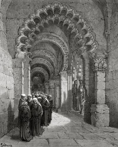 Procesión de doncellas de luto, de 