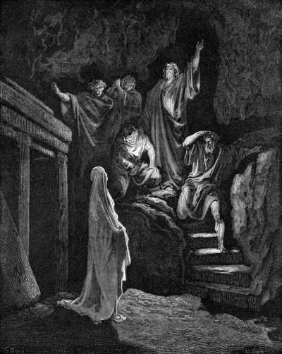 Resurrección de Lázaro de Gustave Dore