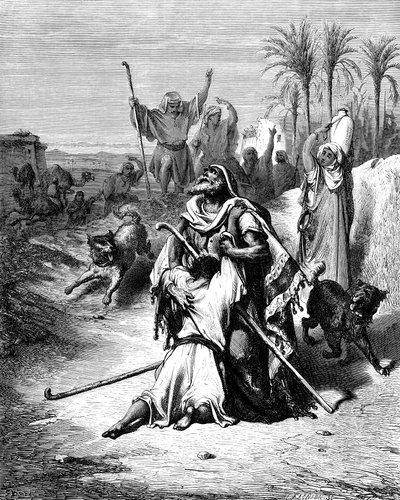 El regreso del hijo pródigo de Gustave Dore